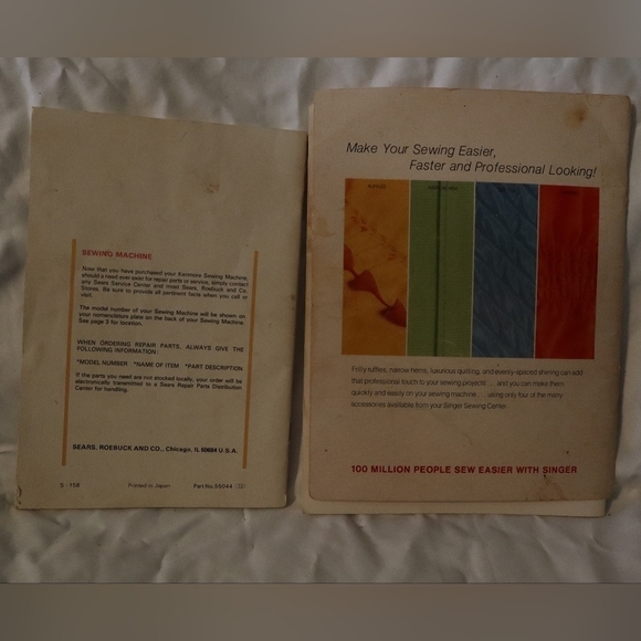 Kenmore Sewing and Singer Vintage manuals - Picture 14 of 16